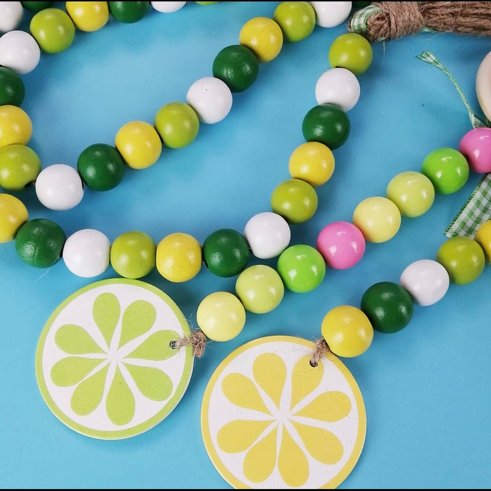 Lemon lime garland 3 piece set